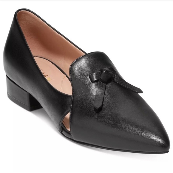 Cole Haan Viola Skimmer black flats 7 worn once - Picture 1 of 5